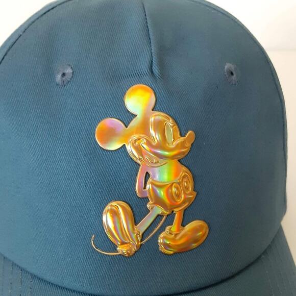 Disney Parks WDW 50th Iridescent Shimmer Mickey Mouse Hat Ball Cap NWT - Picture 2 of 9